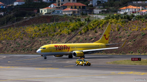 Boeing 737-800, TUIfly, Airport Funchal, 05.03.2013 © by akkifoto.de