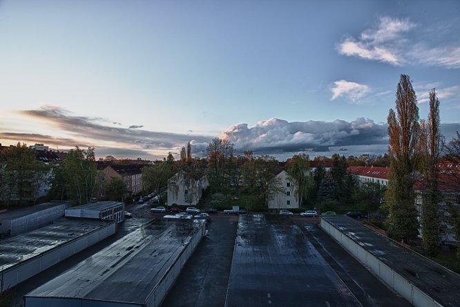 Ausblick mit Abendstimmung