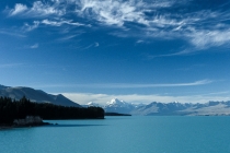 Lake Pukaki lookout & Mt. Cook, NZL, 21.05.2005 © by akkifoto.de