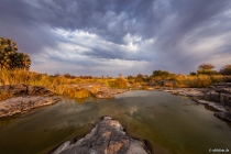 Wasserloch Palmwag Lodge, Kunene, 14.10.2013 © by akkifoto.de