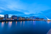 Convention Centre Dublin &Samuel Becket Bridge, Dublin, Irland, 15.07.2014 © by akkifoto.de