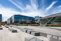 Grand Canal Square & Bord Gáis Energy Theatre, Dublin, Irland, 17.07.2014 © by akkifoto.de