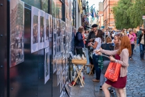 Temple Bar shopping, Dublin, Irland, 16.07.2014 © by akkifoto.de