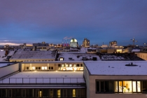 Skyline mit Anzeigerhochhaus, Hannover, Deutschland, 19.01.2016 © by akkifoto.de