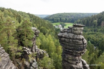 Kanzelstein, Bielatal,  Sachsen, Deutschland, 06.09.2020 © by akkifoto.de