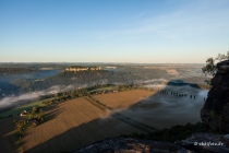 Licht und Schatten, Lilienstein, Sachsen, Deutschland, 08.09.2020 © by akkifoto.de