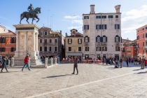 Campo San Giovanni e Paolo, Venedig, Italien, 07.04.2019 © by akkifoto.de
