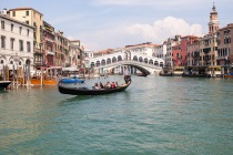 Canal Grande, Ponte di Rialto, Venedig, Italien, 10.04.2019 © by akkifoto.de