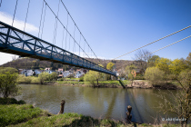 Fulda-Brücke, Hann. Münden, Niedersachsen, Deutschland, 17. April 2022 © by akkifoto.de