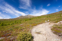 Besseggen, Jotunheimen-Nationalpark, Oppland, Østlandet, Norwegen, 24. Juni 2019 © by akkifoto.de