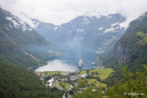 Geirangerfjord, Møre og Romsda, Vestlandet, Norwegen, 25. Juni 2019 © by akkifoto.de