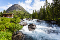 Øvstestølbrua, Valldal, Møre og Romsdal, Vestlandet, Norwegen, 26. Juni 2019 © by akkifoto.de